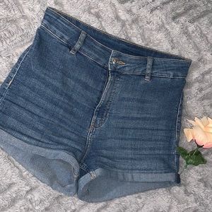 HIGH RISE Denim short